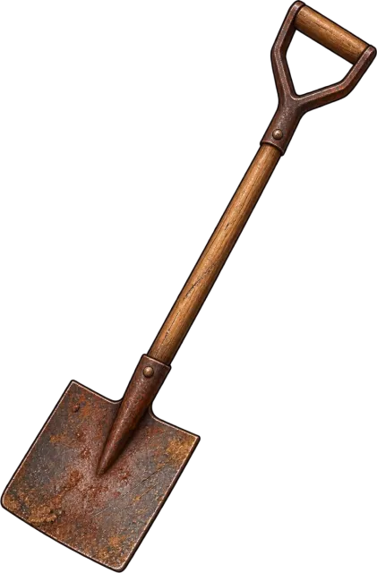 Rusty showel