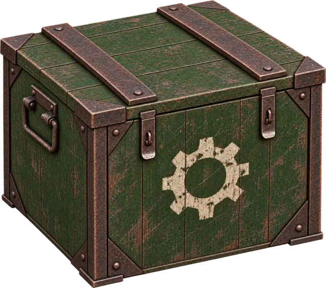 Rare parts crate